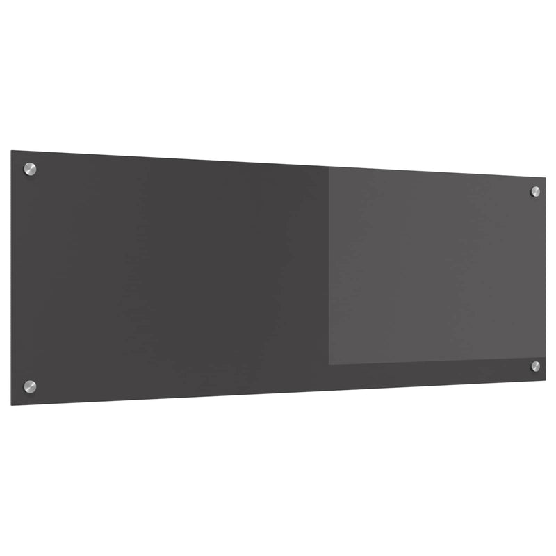 Load image into Gallery viewer, Vidaxl keuken spatscherm donkergrijs 110 x 40 cm gehard glas