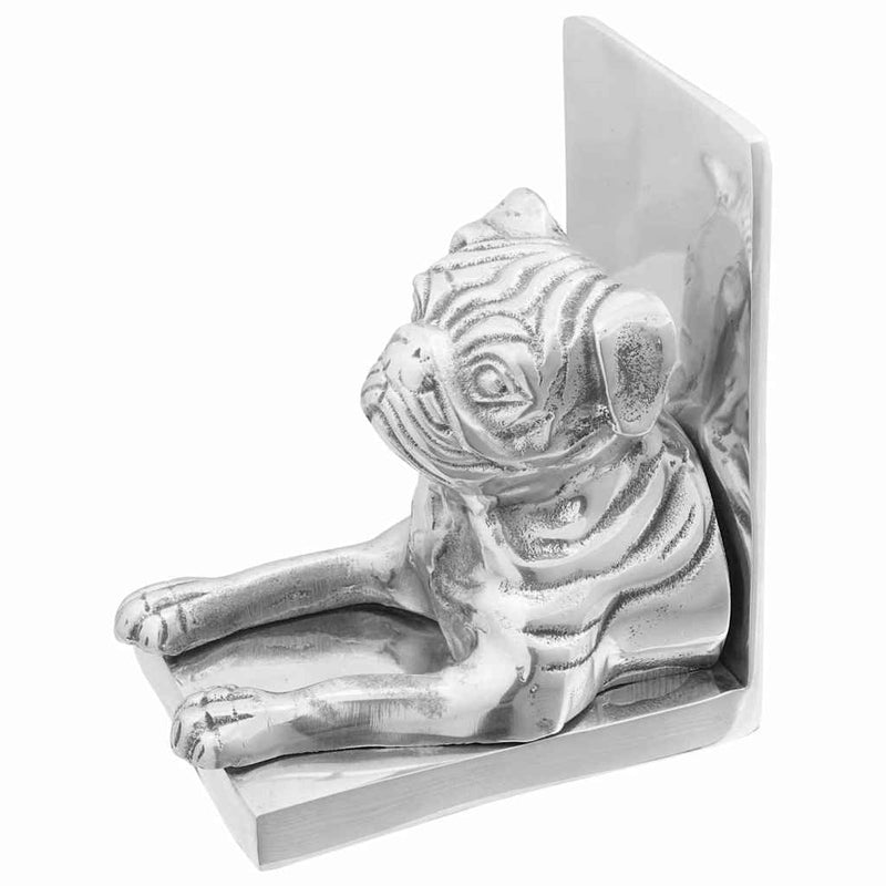 Load image into Gallery viewer, Vidaxl boekensteunen 2 pcs zilver 12 x 15 x 18 cm aluminium