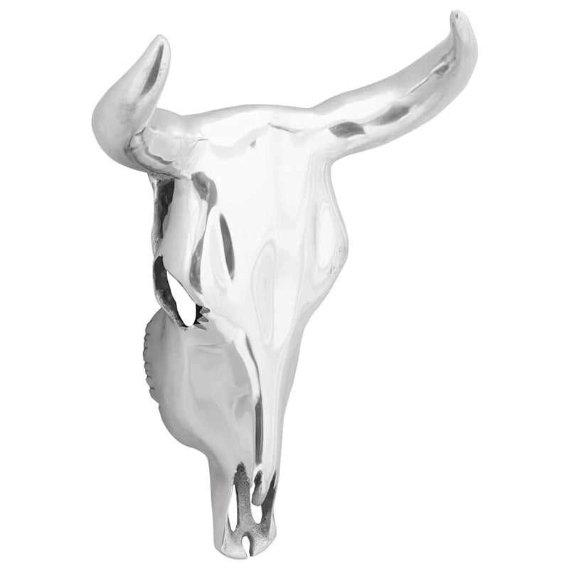Load image into Gallery viewer, Vidaxl bullschedel zilver 34 x 13 x 53 cm aluminium