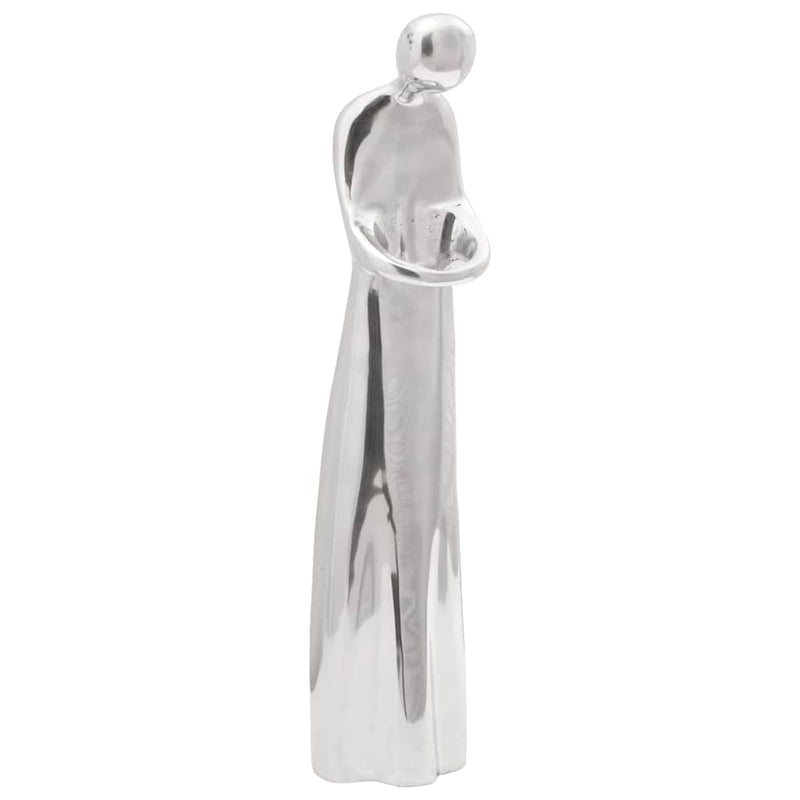 Load image into Gallery viewer, Vidaxl sculptuur zilver 10 x 16 x 49 cm aluminium