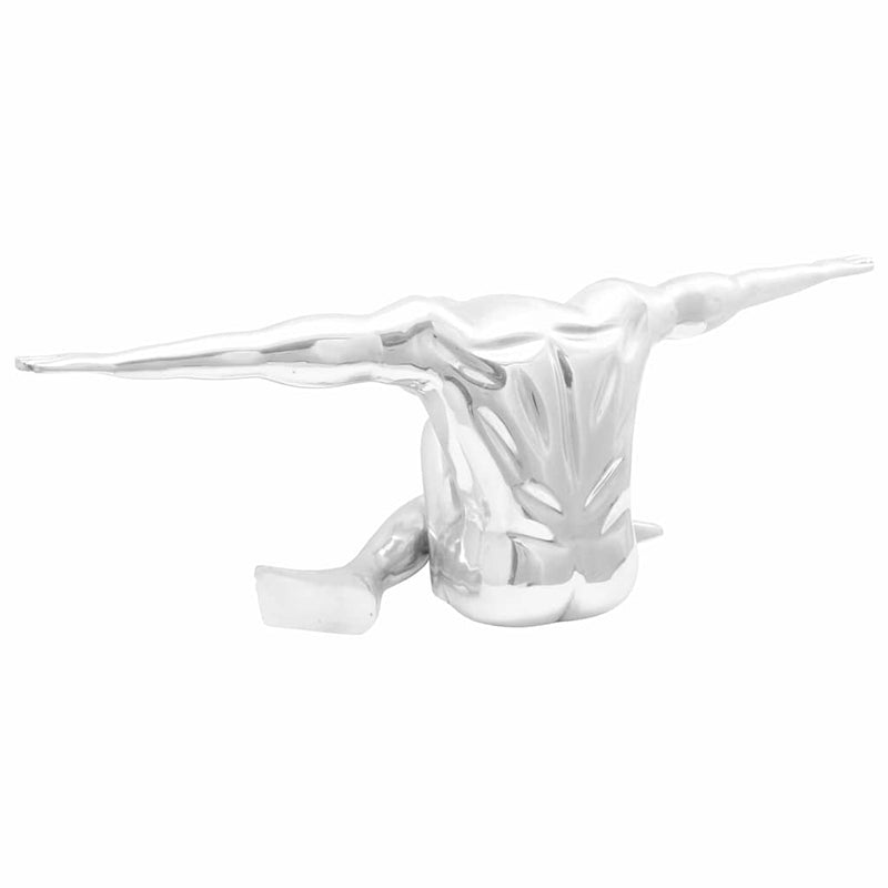Load image into Gallery viewer, Vidaxl sculptuur zilver 91,5 x 32 x 33 cm aluminium