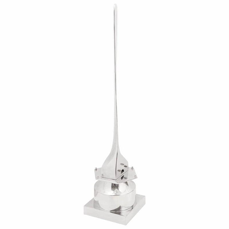 Load image into Gallery viewer, Vidaxl sculptuur zilver 26 x 26 x 110 cm aluminium