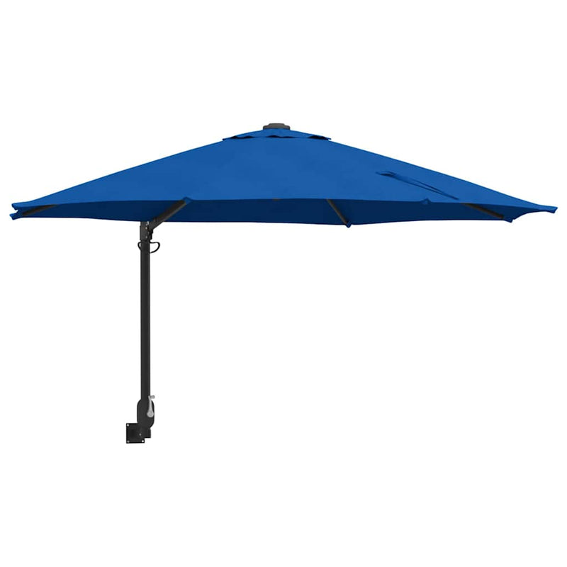 Load image into Gallery viewer, Vidaxl tuinparasol azurblauw 248 x 248 x 148 cm polyester en staal