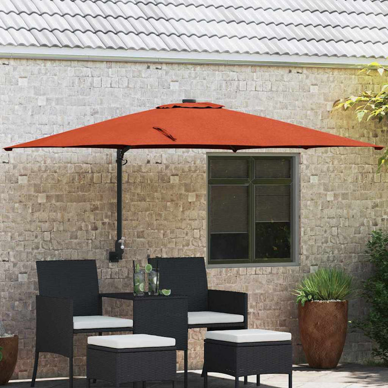 Load image into Gallery viewer, Vidaxl tuinparasol terracotta 248,5 x 247,5 x 160 cm