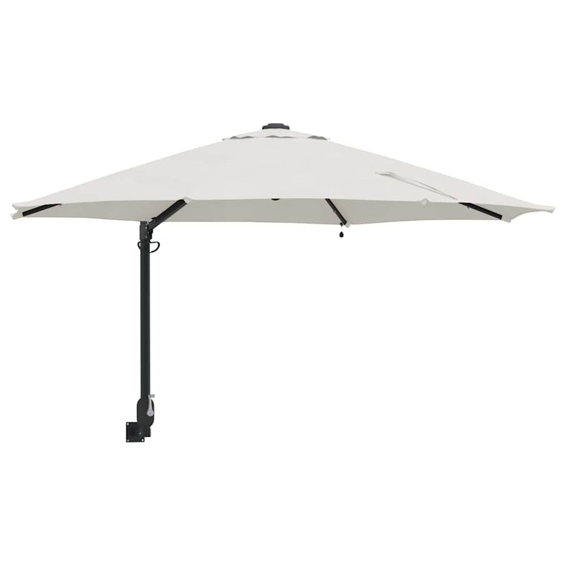 Load image into Gallery viewer, Vidaxl tuinparasol zand 248 x 248 x 148 cm polyester en staal