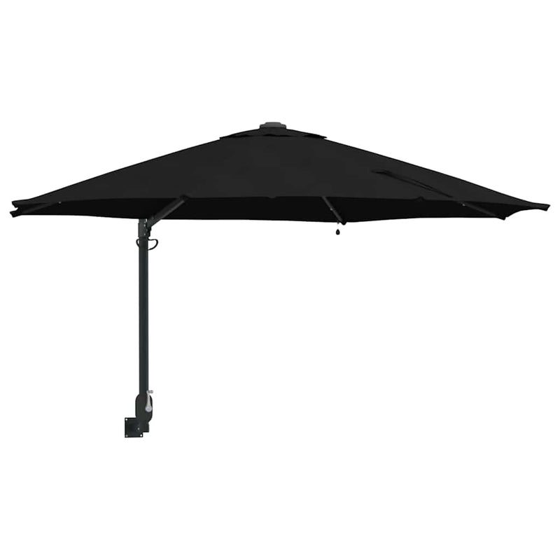 Load image into Gallery viewer, Vidaxl tuinparasol zwart 248 x 248 x 148 cm polyester en staal