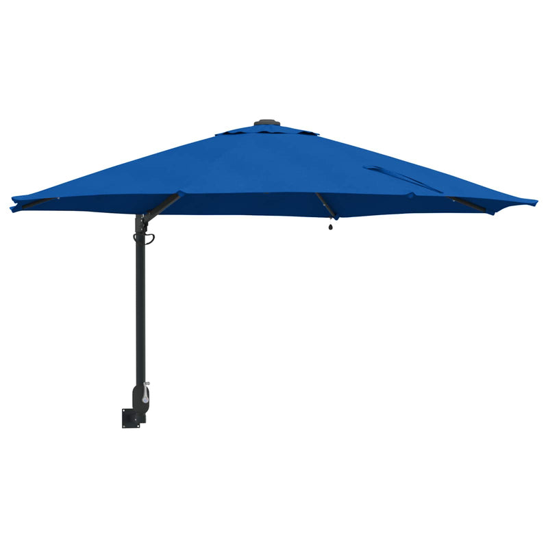 Load image into Gallery viewer, Vidaxl tuinparasol azurblauw 248 x 248 x 148 cm polyester en staal