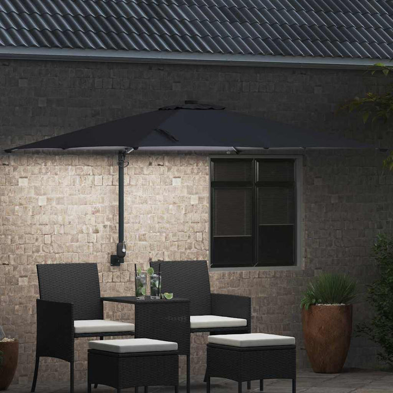 Load image into Gallery viewer, Vidaxl tuinparasol antraciet 248,5 x 247,5 x 160 cm polyester en staal