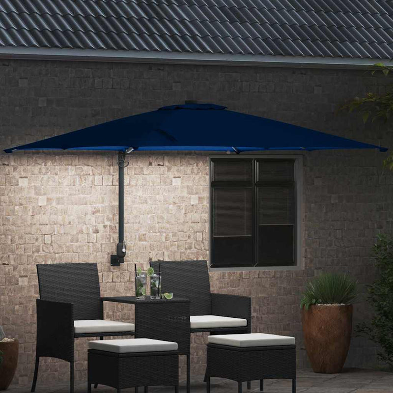 Load image into Gallery viewer, Vidaxl tuinparasol azurblauw 248,5 x 247,5 x 160 cm polyester en staal