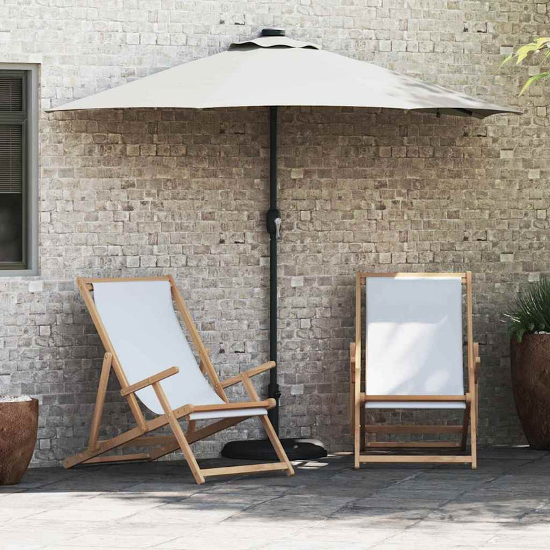 Load image into Gallery viewer, Vidaxl tuinparasol zand 294 x 150 x 223 cm polyester en staal
