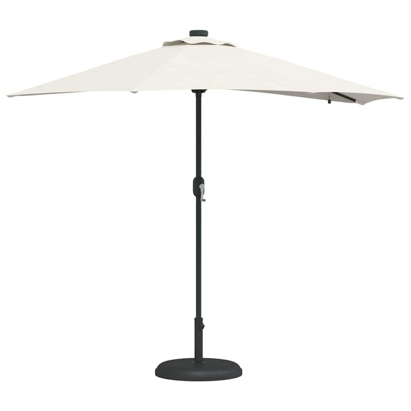 Load image into Gallery viewer, Vidaxl tuinparasol zand 294 x 150 x 223 cm polyester en staal