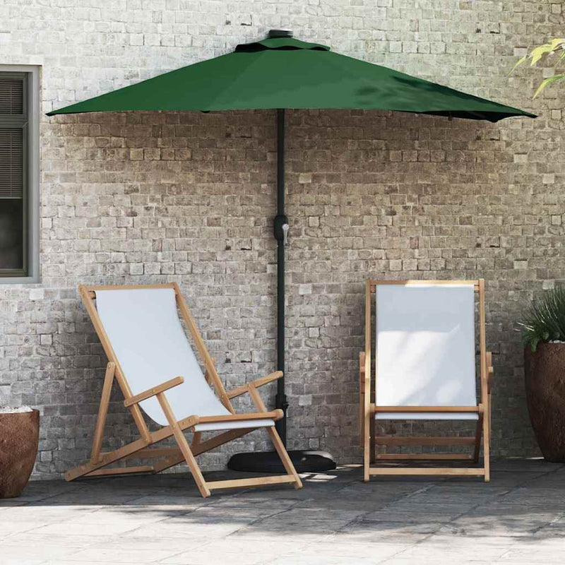 Load image into Gallery viewer, Vidaxl tuinparasol groen 294 x 150 x 223 cm polyester en staal