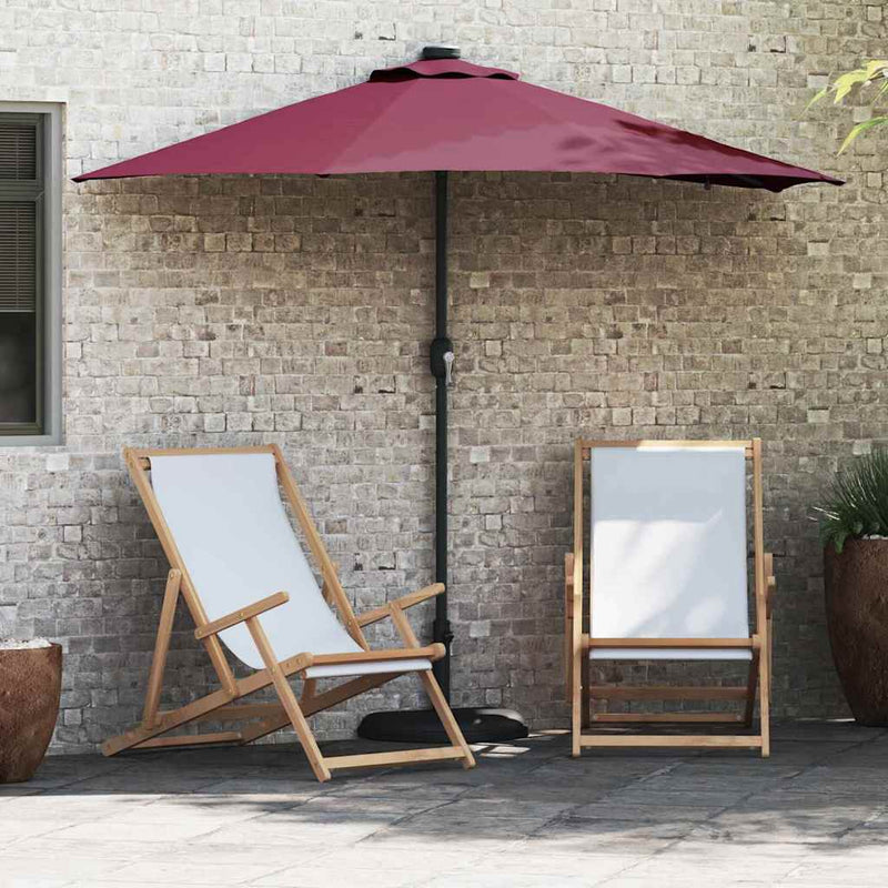 Load image into Gallery viewer, Vidaxl tuinparasol bordeaux rood 294 x 150 x 223 cm polyester en staal