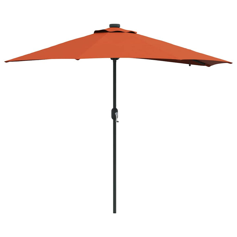 Load image into Gallery viewer, Vidaxl tuinparasol terracotta 294 x 150 x 223 cm polyester en staal