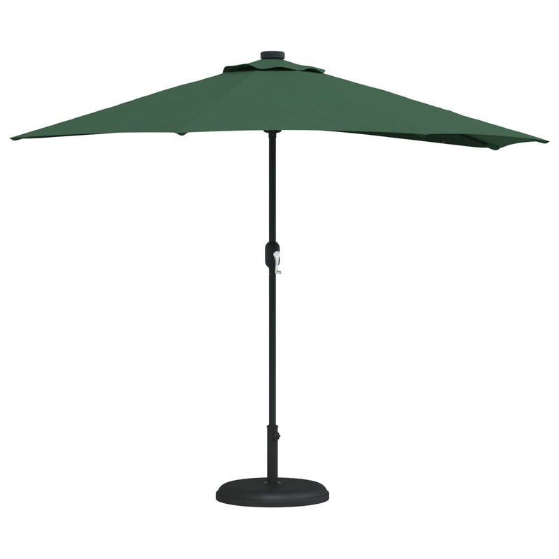 Load image into Gallery viewer, Vidaxl tuinparasol groen 294 x 150 x 224 cm polyester en staal