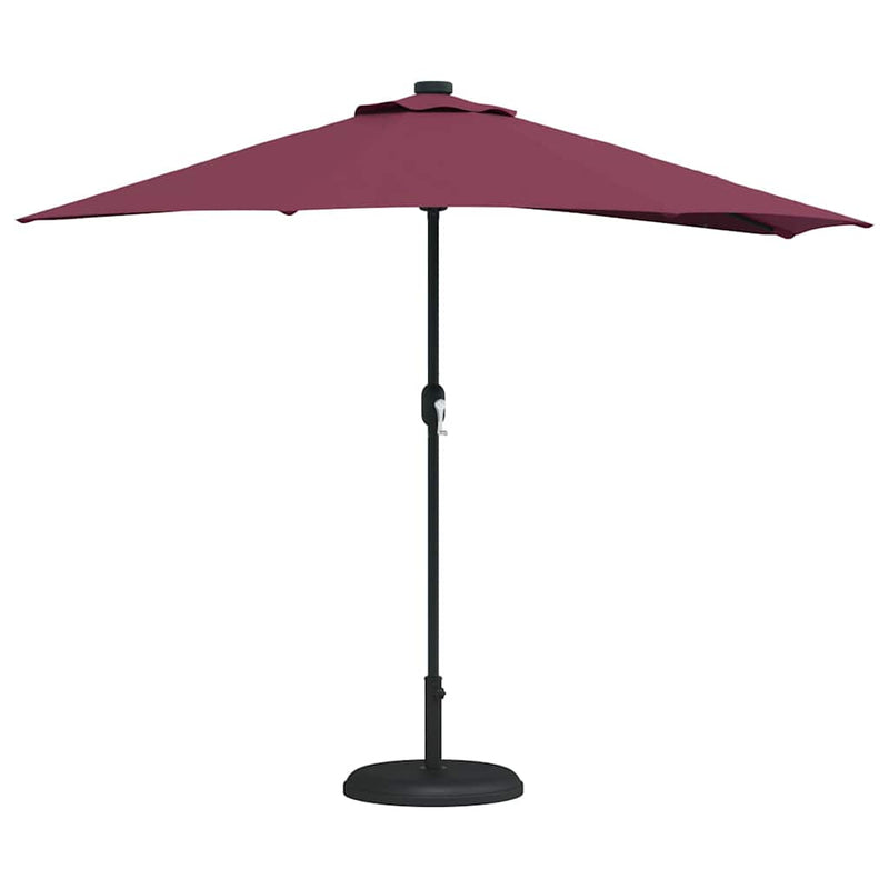 Load image into Gallery viewer, Vidaxl tuinparasol bordeaux rood 294 x 150 x 224 cm polyester en staal