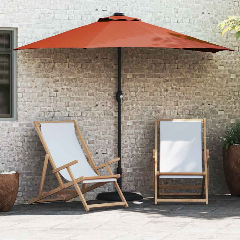 Load image into Gallery viewer, Vidaxl tuinparasol terracotta 294 x 150 x 224 cm polyester en staal