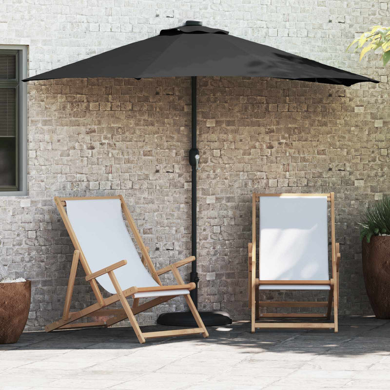 Load image into Gallery viewer, Vidaxl tuinparasol zwart 294 x 150 x 224 cm polyester en staal
