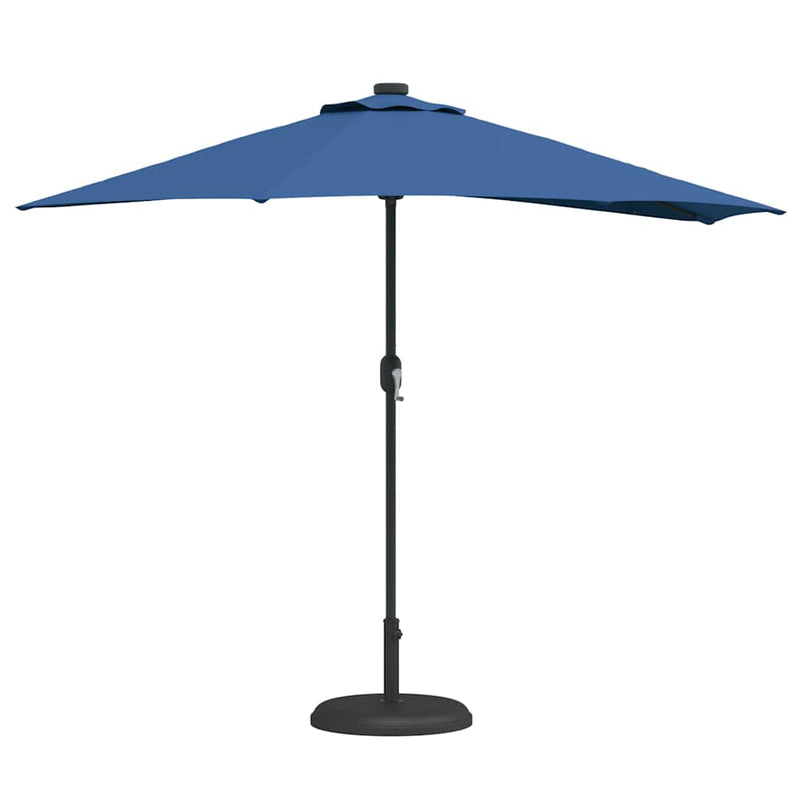 Load image into Gallery viewer, Vidaxl tuinparasol azurblauw 294 x 150 x 224 cm polyester en staal