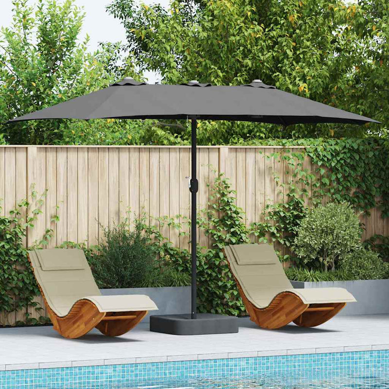 Load image into Gallery viewer, Vidaxl tuinparasol antraciet 385 x 209 x 244 cm polyester en staal