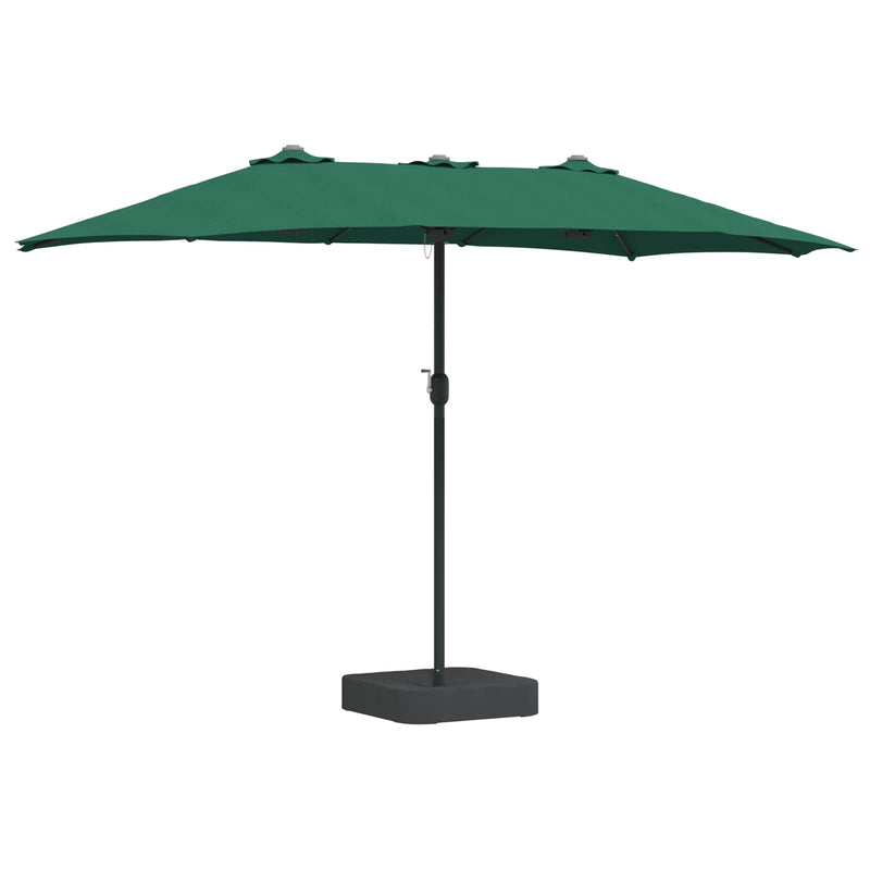 Load image into Gallery viewer, Vidaxl tuinparasol groen 385 x 209 x 244 cm polyester