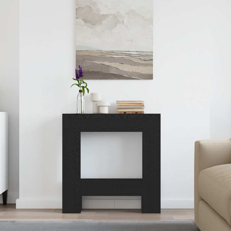 Load image into Gallery viewer, Vidaxl haardombouw 81x18x82 cm spaanplaat zwart eikenkleurig