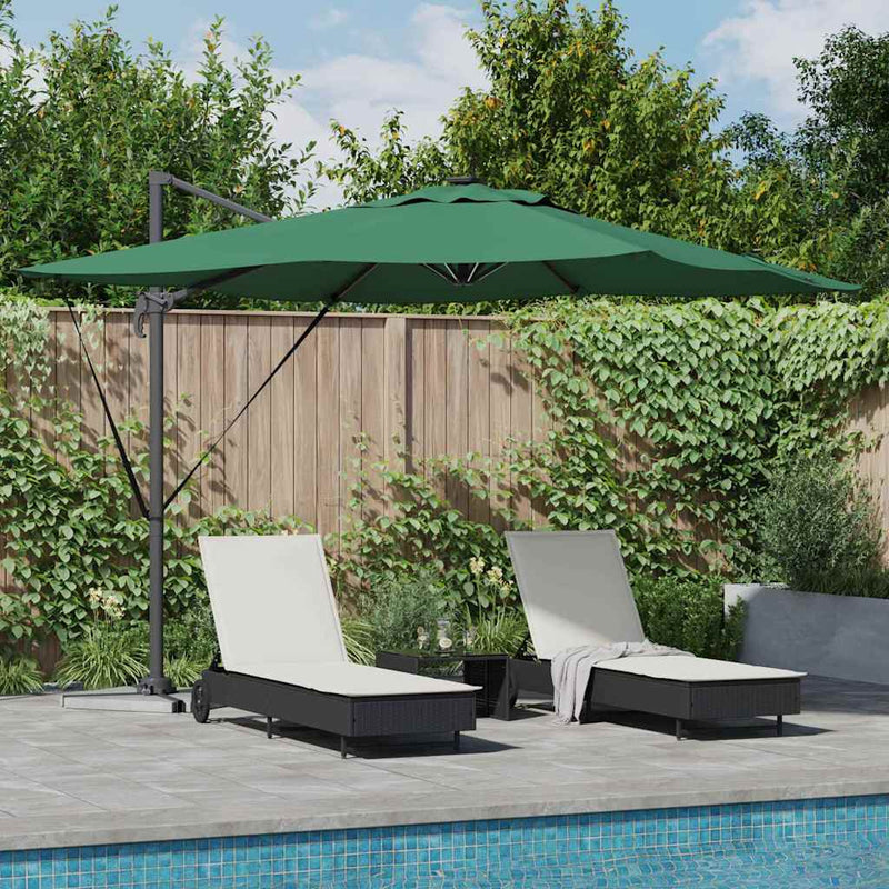 Load image into Gallery viewer, Vidaxl parasol groen 286 x 284 x 270 cm aluminium en polyester