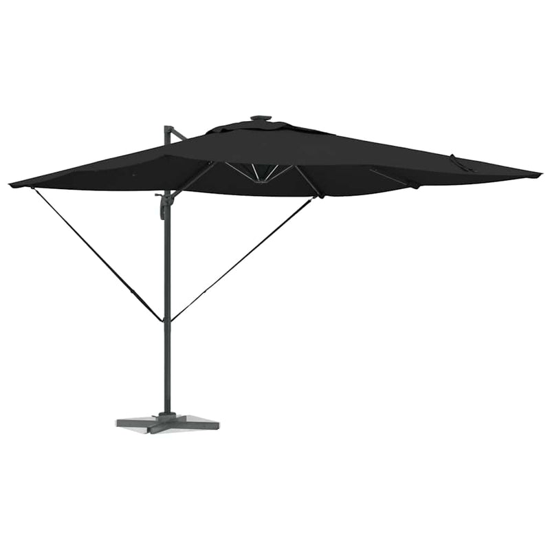 Load image into Gallery viewer, Vidaxl parasol zwart 286 x 284 x 270 cm aluminium en polyester