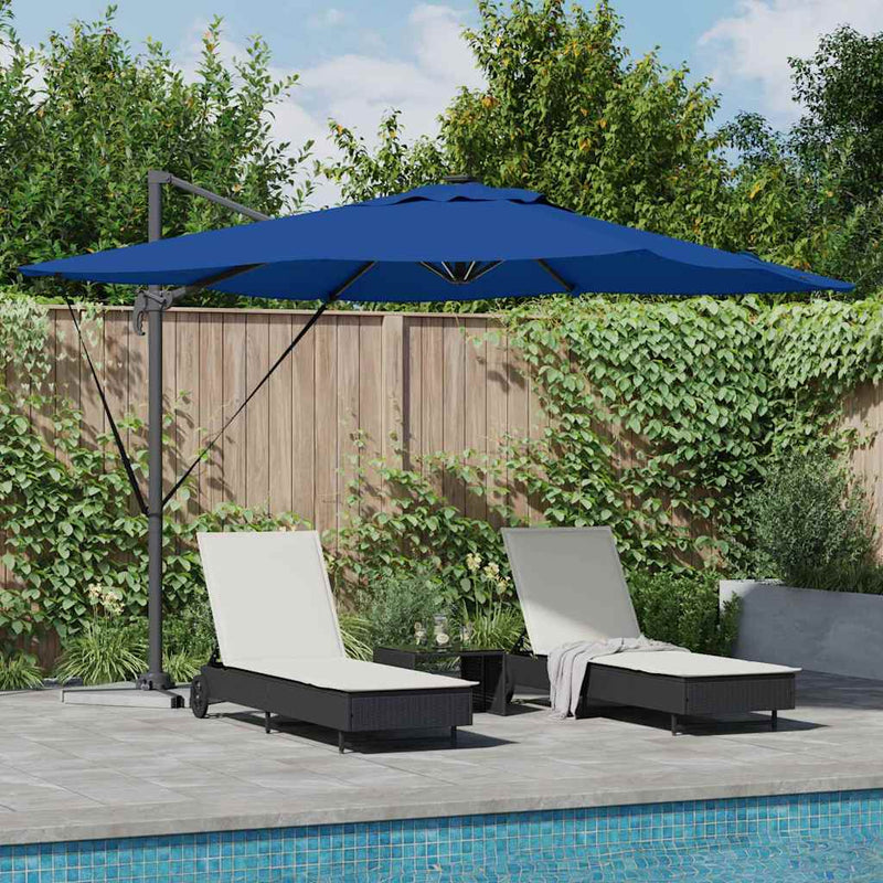 Load image into Gallery viewer, Vidaxl parasol azure blauw 286 x 284 x 270 cm aluminium en polyester
