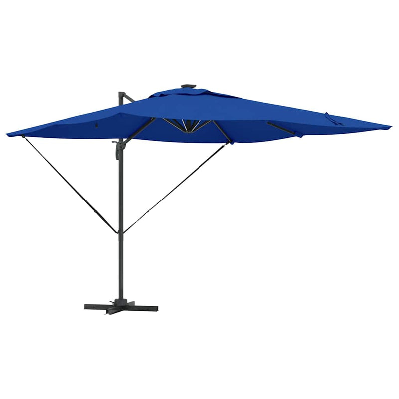 Load image into Gallery viewer, Vidaxl parasol azure blauw 286 x 284 x 270 cm aluminium en polyester
