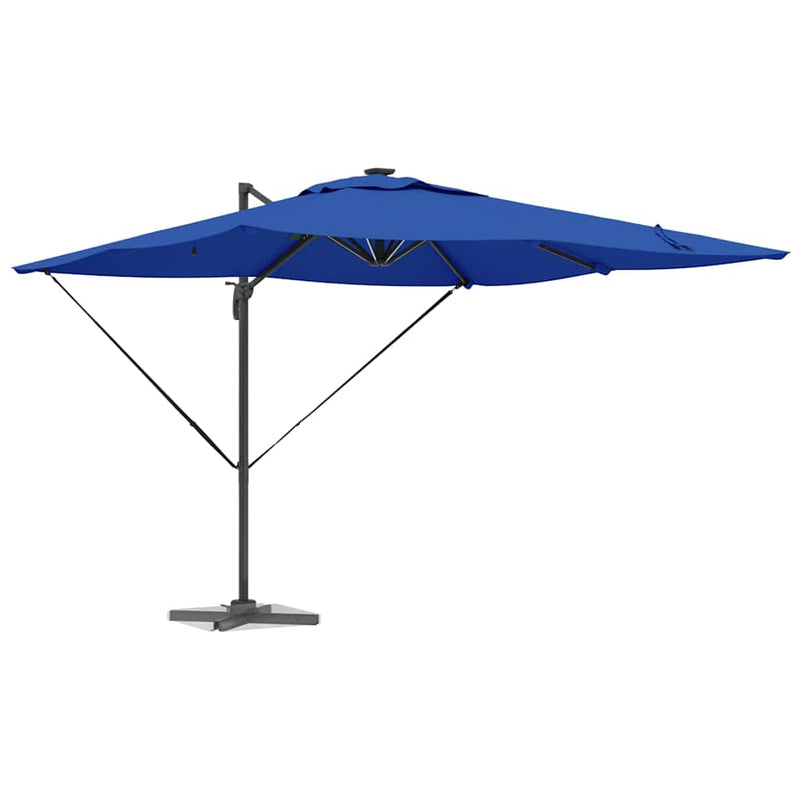 Load image into Gallery viewer, Vidaxl parasol azure blauw 286 x 284 x 270 cm aluminium en polyester