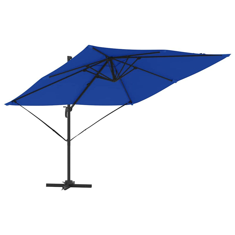 Load image into Gallery viewer, Vidaxl roma parasol blauw 286 x 284 x 265 cm aluminium en polyester