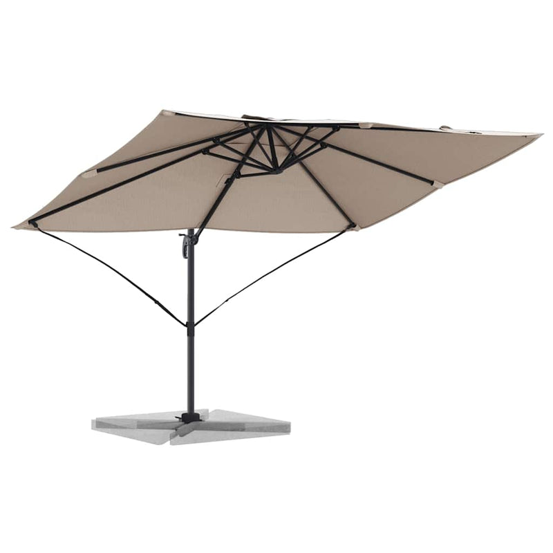Load image into Gallery viewer, Vidaxl parasol taupe 351 x 250 x 260 cm polyester en aluminium