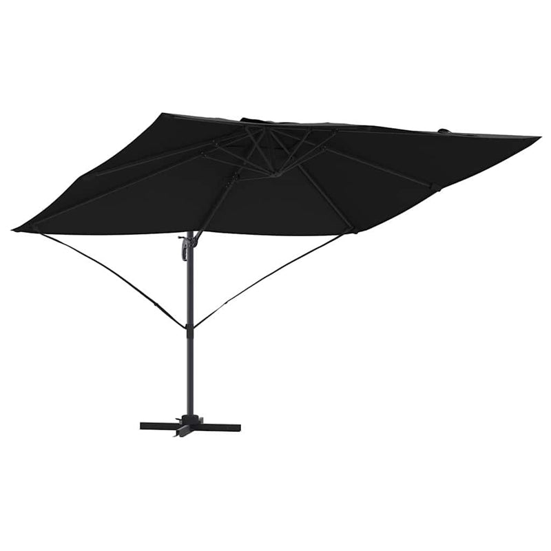 Load image into Gallery viewer, Vidaxl parasol zwart 351 x 250 x 260 cm polyester en aluminium