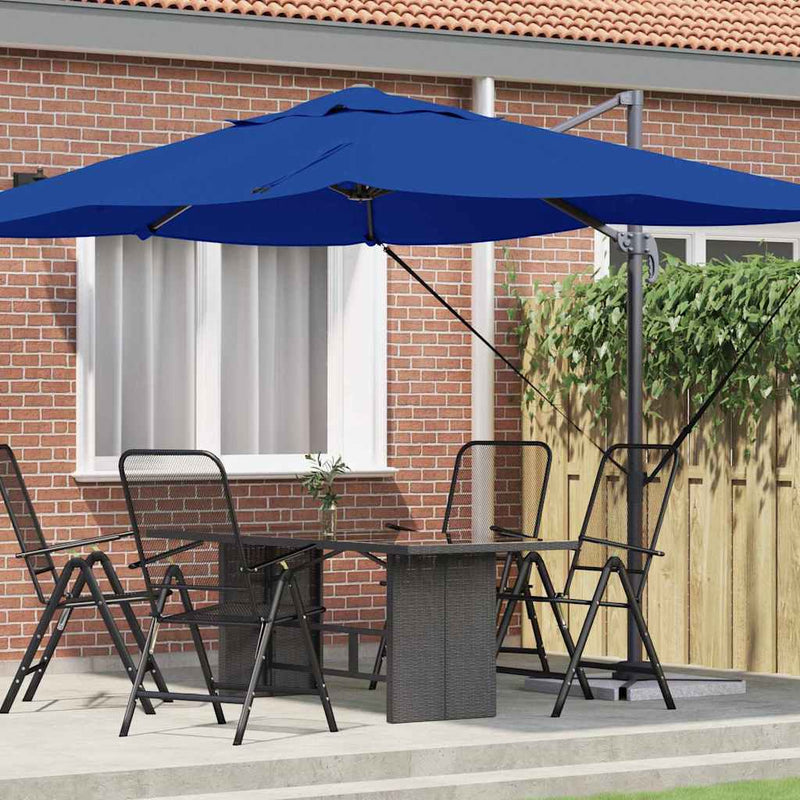 Load image into Gallery viewer, Vidaxl parasol azurblauw 351 x 250 x 260 cm polyester en aluminium