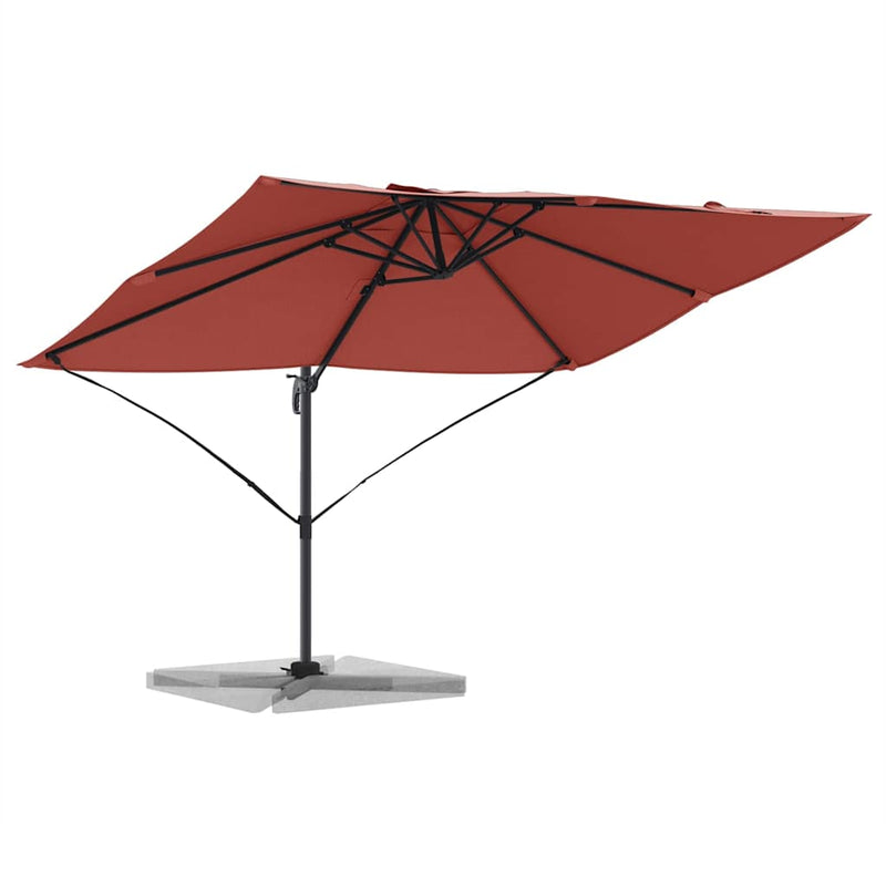 Load image into Gallery viewer, Vidaxl parasol terracotta 351 x 250 x 260 cm polyester en aluminium