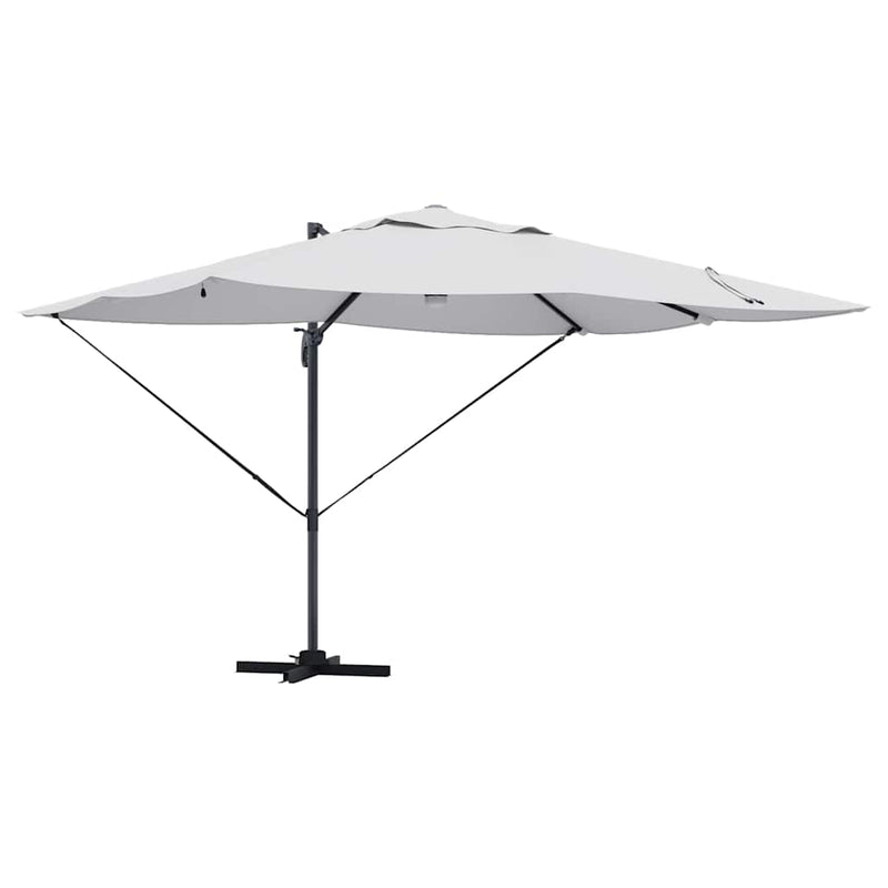 Load image into Gallery viewer, Vidaxl parasol zand 351 x 250 x 253 cm polyester en aluminium