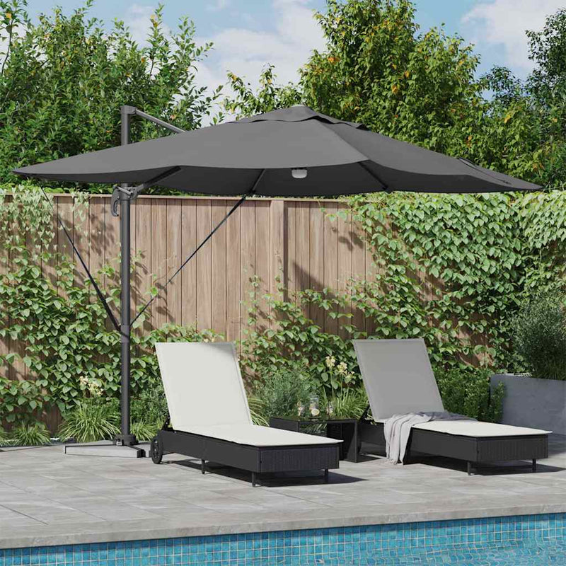 Load image into Gallery viewer, Vidaxl parasol antraciet 351 x 250 x 253 cm polyester en aluminium