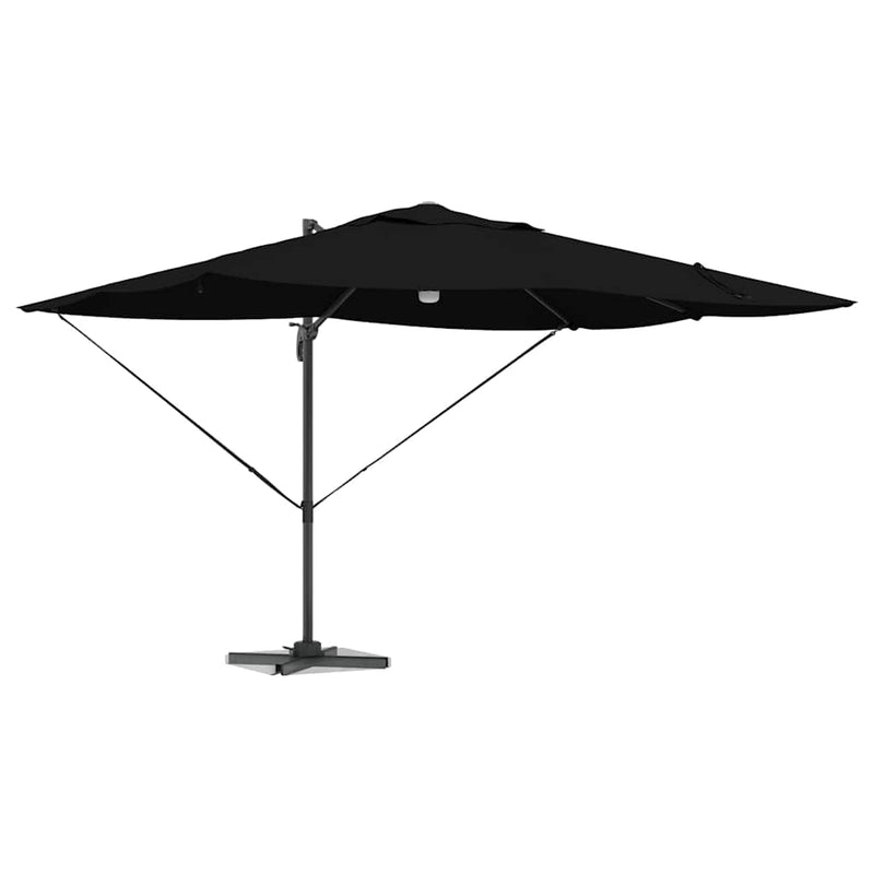 Load image into Gallery viewer, Vidaxl parasol zwart 351 x 250 x 253 cm polyester en aluminium