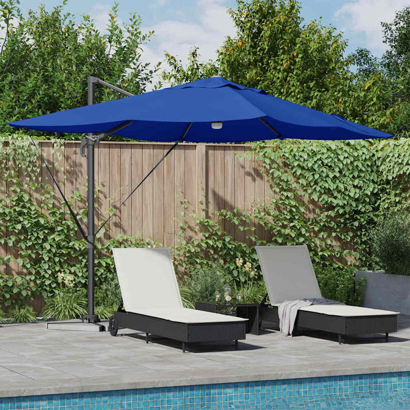 Load image into Gallery viewer, Vidaxl parasol azurblauw 351 x 250 x 253 cm polyester en aluminium
