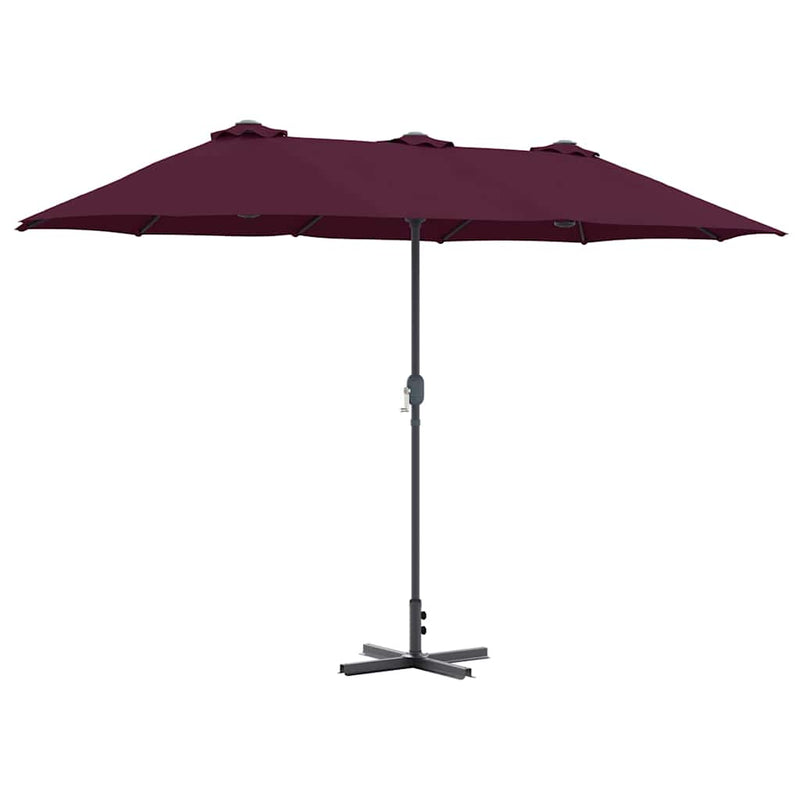Load image into Gallery viewer, Vidaxl tuinparasol bordeaux rood 370 x 197 x 239 cm