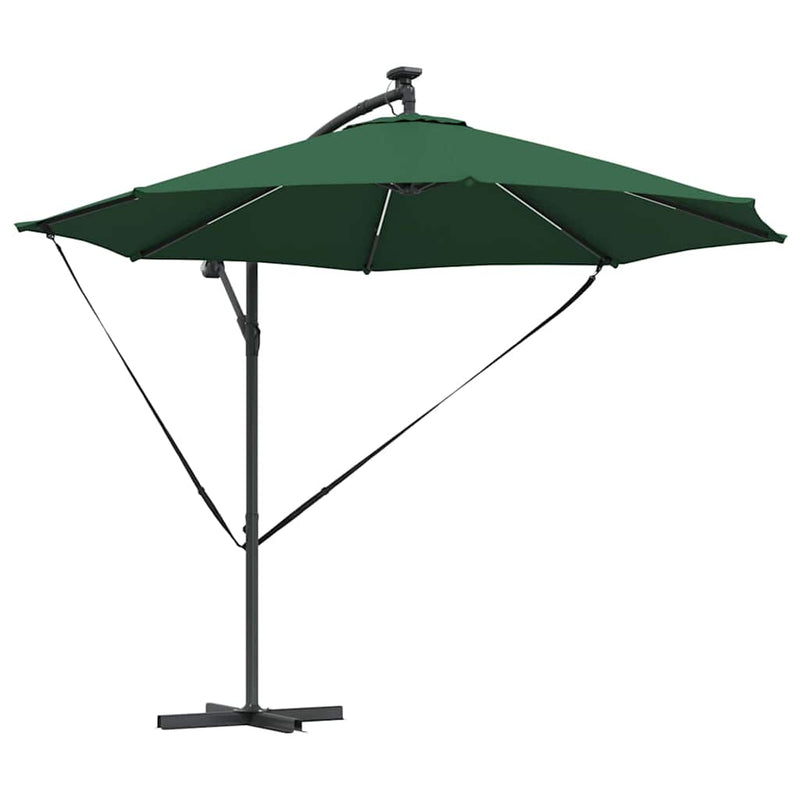 Load image into Gallery viewer, Vidaxl parasol groen 294 x 294 x 248 cm polyester en aluminium