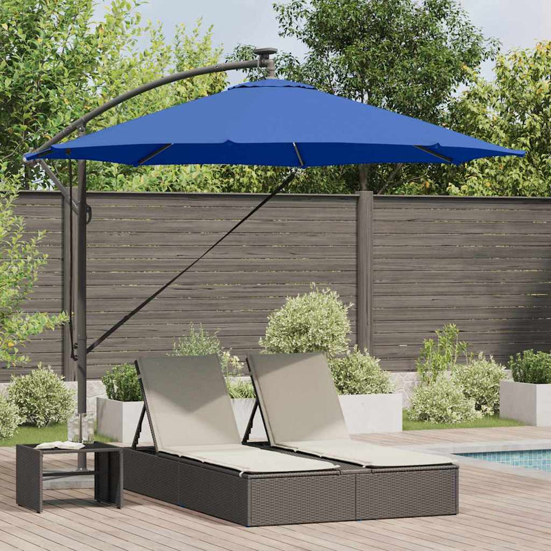 Load image into Gallery viewer, Vidaxl parasol azurblauw 294 x 294 x 248 cm polyester en aluminium