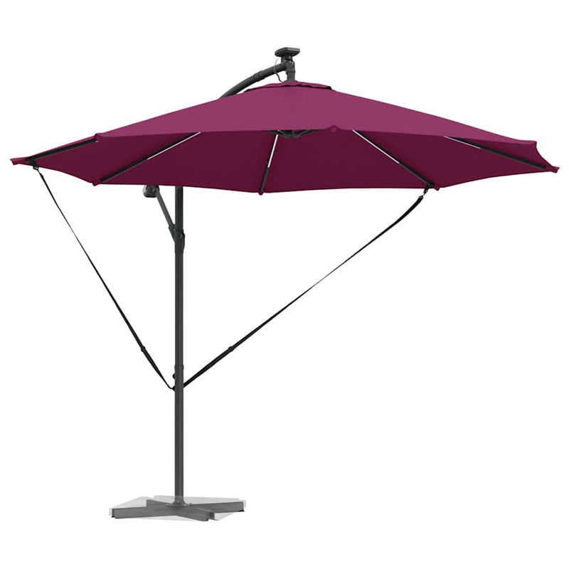 Load image into Gallery viewer, Vidaxl parasol bordeaux rood 294 x 294 x 248 cm polyester en aluminium