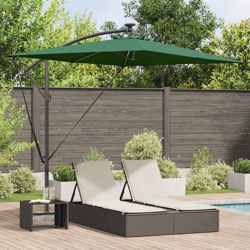 Load image into Gallery viewer, Vidaxl parasol groen 294 x 200 x 270 cm polyester en aluminium