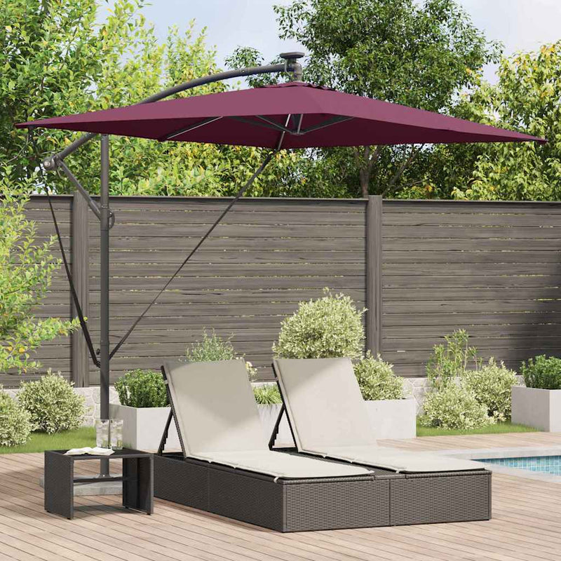 Load image into Gallery viewer, Vidaxl parasol bordeaux rood 294 x 200 x 270 cm polyester en aluminium