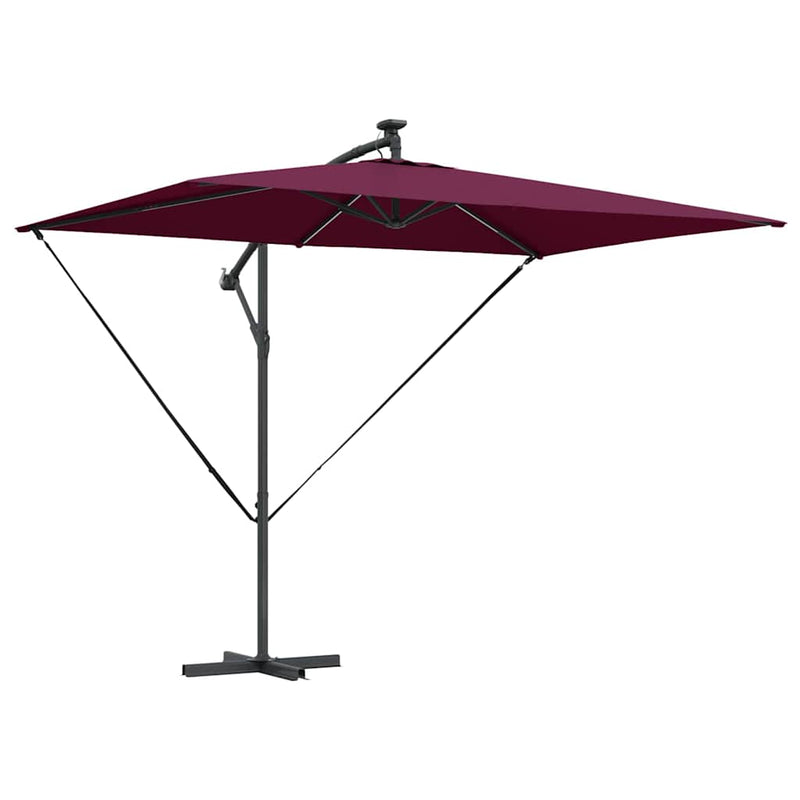 Load image into Gallery viewer, Vidaxl parasol bordeaux rood 294 x 200 x 270 cm polyester en aluminium