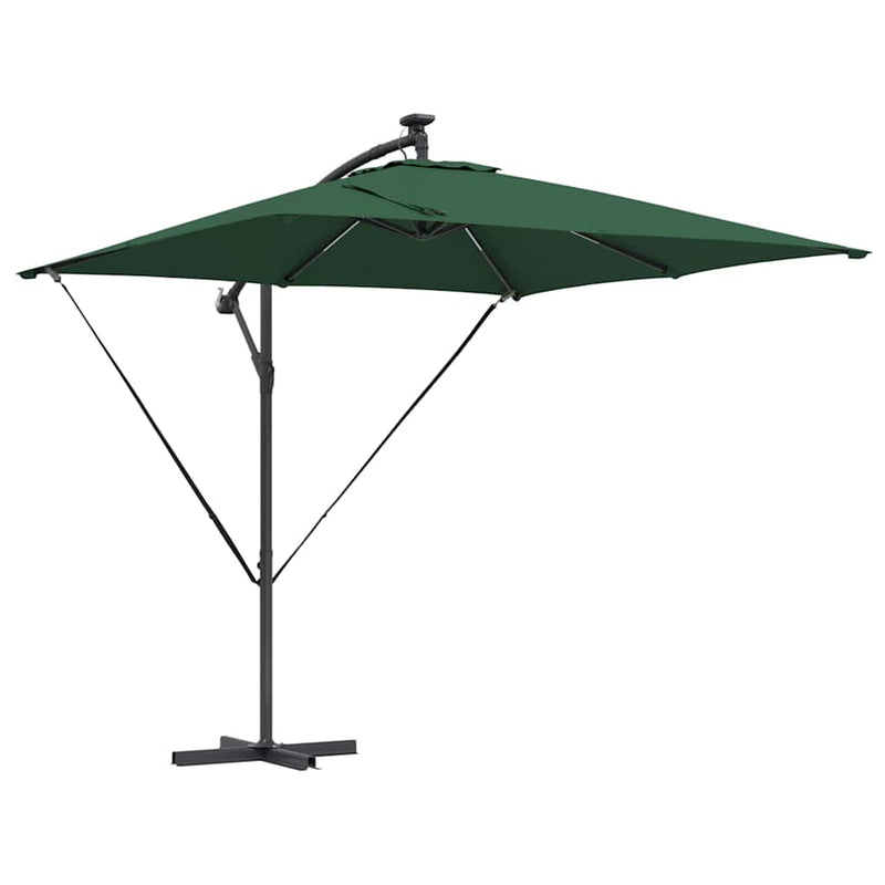 Load image into Gallery viewer, Vidaxl cantilever banana parasol groen 249 x 249 x 250 cm