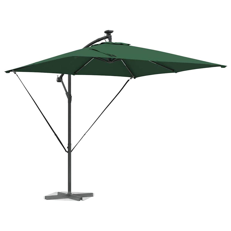 Load image into Gallery viewer, Vidaxl cantilever banana parasol groen 249 x 249 x 250 cm