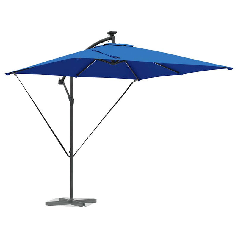 Load image into Gallery viewer, Vidaxl cantilever banana parasol blauw 249 x 249 x 250 cm